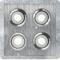 Светильник Gauss LED 4x3W 4100K (123x123x52 mm)