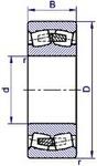 Подшипник 20-3003296Х роликовый радиальный сферический двухрядный