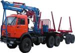 Автомобиль-тягач лесовозный КМ70-К на базе а/м КАМАЗ