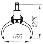 Захват для погрузки леса ЛП-18А.1400.000
