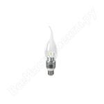 LED Candle Tailed Crystal clear 5W, E27, 4100K