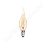 LED Filament Candle tailed E14 5W 4100K Golden LED Filament Candle tailed E14 5W 4100K Golden
