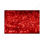 Мишура 3м, прозрачный ПВХ, 288LED Красные