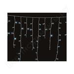 АЙСИКЛ бахрома, 1,8х0,5 м, прозрачный ПВХ, 48LED синие IP20