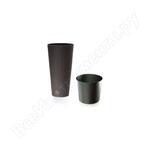 Кашпо для цветов 35/64 л венге, 2 предмета prosperplast rato tubus drtus400-440u Кашпо для цветов 35/64 л венге, 2 предмета prosperplast rato tubus drtus400-440u