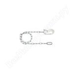 из цепи 1,5 м с монтажным и соединительным карабином