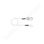 из каната 1,5 м, с монтажным карабином и крепежной петлей