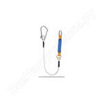 из каната с амортизатором, большим монтажным и соединительным карабином из каната с амортизатором, большим монтажным и соединительным карабином