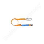 из ленты с амортизатором, с монтажным и соединительным карабином из ленты с амортизатором, с монтажным и соединительным карабином