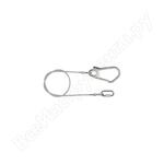 из металлического троса в ПВХ оболочке с амортизатором