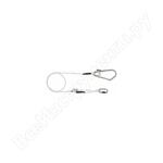 из регулируемого каната 2 м, с большим монтажным и соединительным карабином