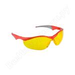 ЗУБР "МАСТЕР" защитные, желтые, поликарбонатная монолинза с мягкими двухкомпонентными дужками ЗУБР "МАСТЕР" защитные, желтые, поликарбонатная монолинза с мягкими двухкомпонентными дужками