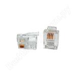 RJ-126P4C PLUG-6P4C-P-C2-100 RJ-126P4C PLUG-6P4C-P-C2-100