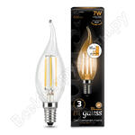 LED Filament Свеча на ветру