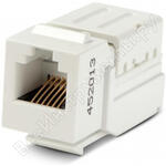 Keystone Jack, RJ-126P6C KJNE-6P6C-C2-90-WH