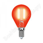 LED-G45-5W/RED/E14 GLA02RD