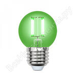 LED-G45-5W/GREEN/E27 GLA02GR