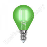 LED-G45-5W/GREEN/E14 GLA02GR