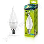 LED-CA35-7W-E14-4К Свеча на ветру