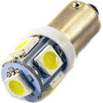BA9S-T4W 5SMD 5050 WHITE