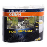 H4 60/55 P43t FOG BREAKER 2600K 12V /1/10