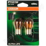 PY21W BAU15s YELLOW ULTRA LIFE 12V /1/10/50