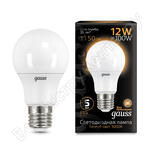 LED A60 globe 12W E27 2700K