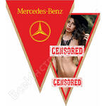 Mersedes-Benz с девушкой